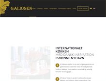 Tablet Screenshot of galionen.dk